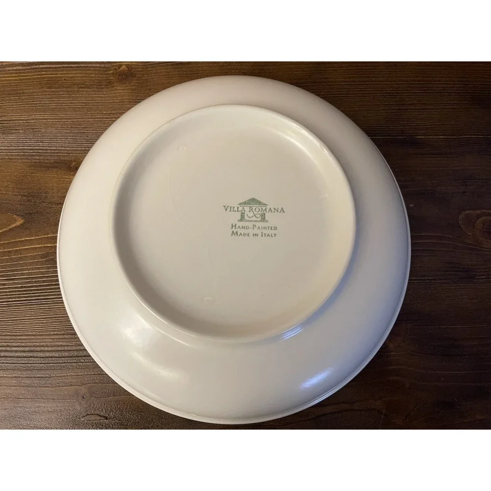 Villa Romana Hand Painted Green Olive 13